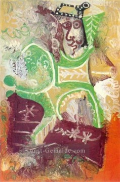  picasso - Man au chapeau 1970 Kubismus Pablo Picasso